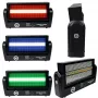 Light4Me Aurora Strobe Head judanti LED stroboskopo galva 144x3W balta 6500K DMX
