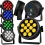 LIGHT4ME CREE ALU PENTA PAR 12 LED Par Light - RGBWA, 144W, DMX, Black