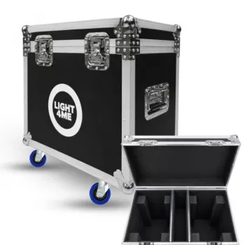 LIGHT4ME RAPID SPOT 200 CASE 2IN1 Flight Case, skirtas 2 judančioms galvoms