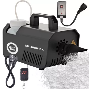 LIGHT4ME SM 400W BK Sniego mašina - 1L bakas, nuotolinis valdymas laidu, juoda