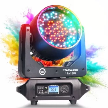 LIGHT4ME STARWASH 19x15W RGBW judantis prožektorius