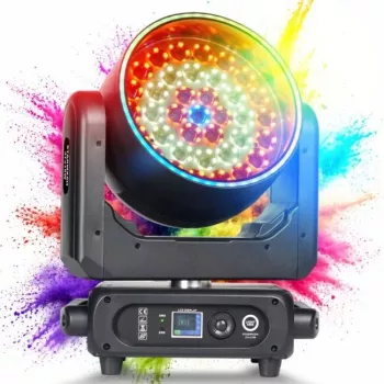 LIGHT4ME STARWASH 37x15W RGBW judantis prožektorius