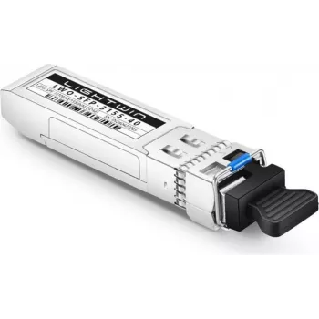 Lightwin 1.25 Gbit SFP BiDi transiveris, 1310nm TX/1550nm RX, 40km, DDM, LC Simplex, Singlemode, DFB (LWO-SFP-3155-40)