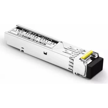 Lightwin 155 Mbps SFP BIDI optinis modulis, 1550nm TX / 1310nm RX, 20km, DDM, LC Simplex, vienmodis (LWO-SFP100-5531-20)