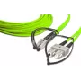 Lightwin LDP-50 LC-SC 2.0 OM5 dvigubas daugiamodis šviesolaidinis komutacinis kabelis, 1 m, žalios spalvos LSZH
