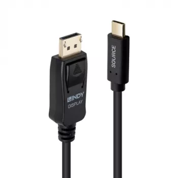 LINDY 1m USB Type C į DisplayPort 4K60 adapterio kabelis su HDR (43500)