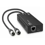 LINDY 2ch Dante į XLR garso dekoderis, PoE/USB-C maitinimas, 24-bit/96kHz, AES67 70619