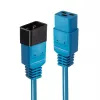 Lindy 3 m IEC C20–C19 maitinimo prailginimo kabelis, 16 A, mėlynas