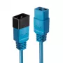 Lindy 3 m IEC C20–C19 maitinimo prailginimo kabelis, 16 A, mėlynas