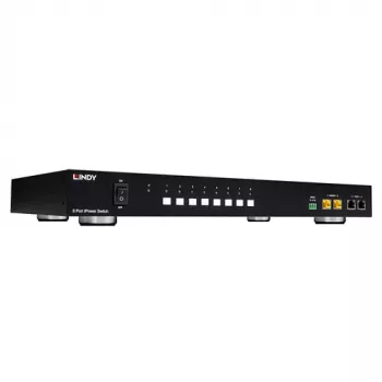 LINDY 8 Port IPower Switch (32623) – perjungiamas matuojantis PDU, 8x IEC C13, 10A, 1U