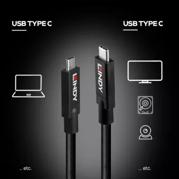 LINDY USB 3.0 laidas Type A - Type B, 0,5 m, antracito spalvos, trigubai ekranuotas