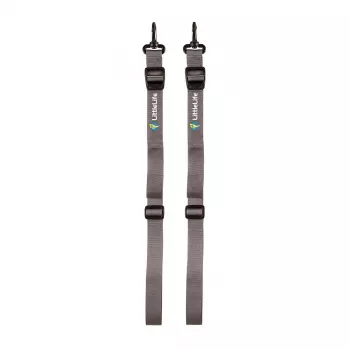 LittleLife Child Carrier Foot Stirrups - reguliuojami pėdų atramos vaikiškoms nešyklėms, juoda/pilka (L10640)