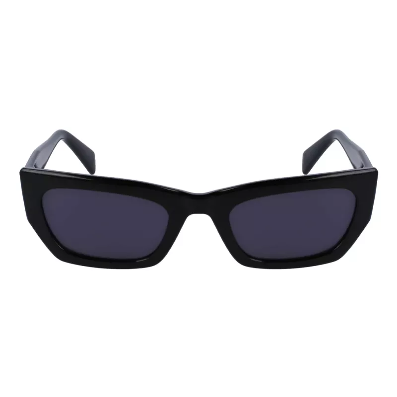 LIU JO LJ790S5221001 Moteriški drugelio formos akiniai nuo saulės, juodi, pilki gradientiniai stiklai, 52 mm
