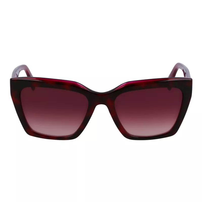 LIU JO moteriški drugelio formos akiniai nuo saulės LJ795S5418261 Havana Brown Gradient UV400