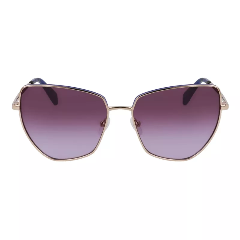LIU JO moteriški kate akinių formos akiniai nuo saulės LJ159S5816714 Havana Brown Gradient