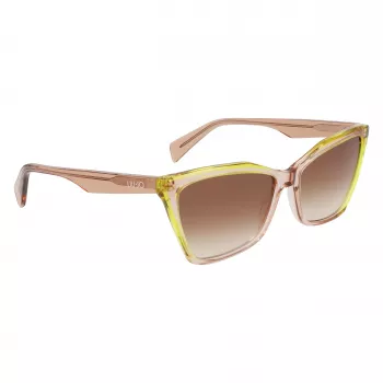 LIU JO Moteriški LJ796S-279 Cat Eye Akiniai Nuo Saulės Havana Rudi Gradient 58mm