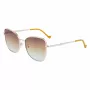 LIU JO Moteriški Akiniai nuo Saulės 46591-717 Havana Acetato Kvadratinis Rėmas Rudi Gradientiniai Lęšiai 55/17/140 mm