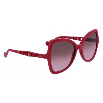 LIU JO Moteriški akiniai nuo saulės LJ774S-603 Havana Acetate Butterfly Brown Gradient UV400 57mm