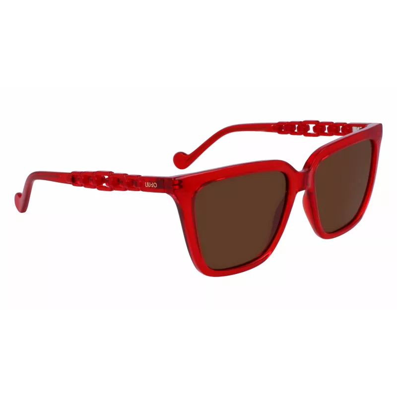 LIU JO Moteriški akiniai nuo saulės LJ780S-600 Butterfly Acetate Brown Havana