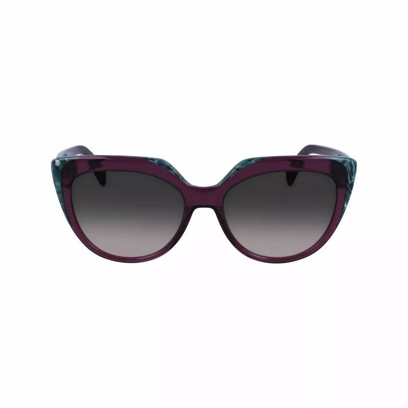 LIU JO Moteriški Akiniai nuo Saulės LJ783S-513 Havana Brown Drugelio Formos Acetatas 55mm