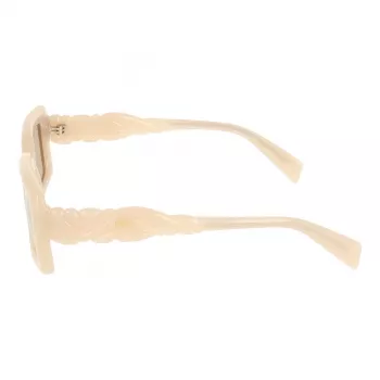 LIU JO Moteriški Akiniai nuo Saulės LJ806S5221272 – Geometrinis Acetato Rėmelis, UV400 Apsauga, 52 mm