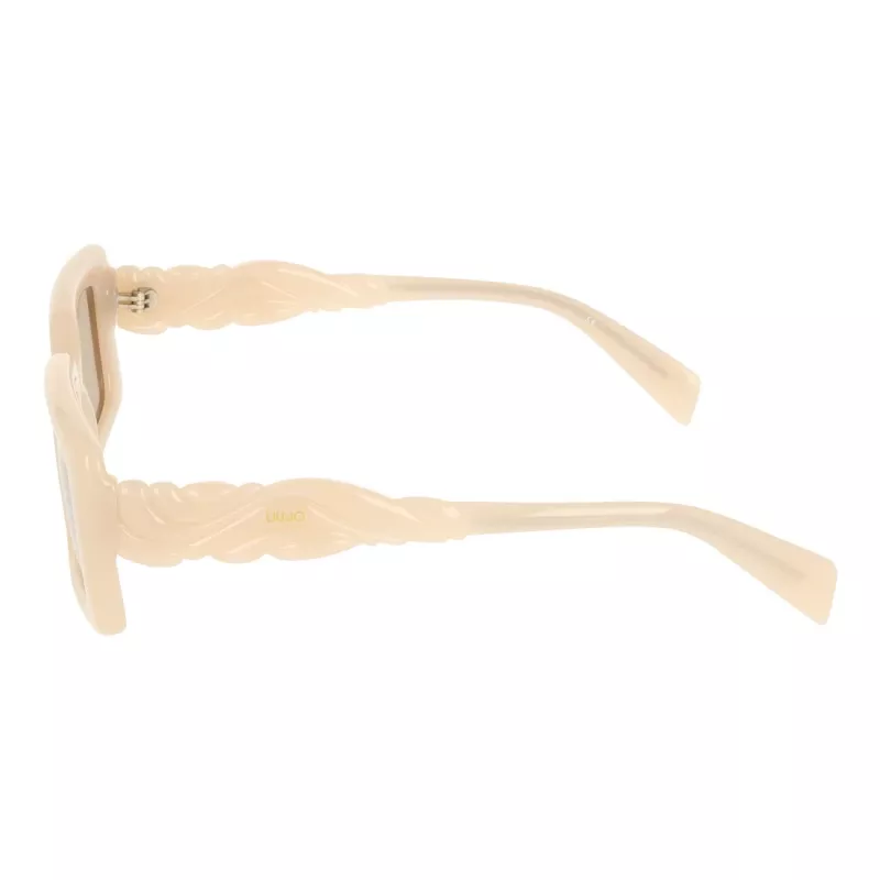 LIU JO Moteriški Akiniai nuo Saulės LJ806S5221272 – Geometrinis Acetato Rėmelis, UV400 Apsauga, 52 mm
