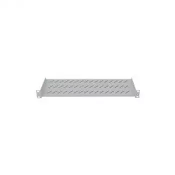 LogiLink 19 inch fiksuota lentyna, priekinio tvirtinimo, 250 mm gylio, pilka SF2C35G