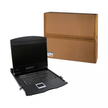 LOGILINK 19 colių LCD KVM konsolė su VGA, JAV klaviatūros išdėstymu (LC902US) | Kur.lt