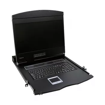 LOGILINK 19 colių LCD KVM konsolė su VGA, JAV klaviatūros išdėstymu (LC902US) | Kur.lt