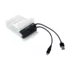 LogiLink 2.5 inch HDD apsauginė dėžutė 2 HDD/SSD, balta