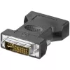 LogiLink AD0001 DVI-I į VGA adapteris, DVI-I kištukas į HD15 lizdą, 1080p, juodos spalvos