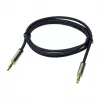 LogiLink CA10030 Premium 3.5mm TRS Male to Male garso laidas, metalinės jungtys, mėlynas, 0,3 m