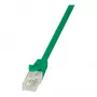 LogiLink Cat.5e U/UTP pataisos kabelis, 10 m, Green, RJ45, Gigabit Ethernet