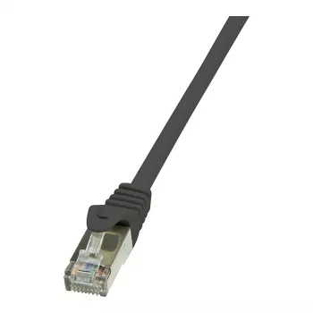 Logilink Cat.6 F/UTP pataisos kabelis, juodas, 10m, EconLine