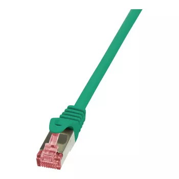 LogiLink Cat.6 S/FTP jungiamasis kabelis, žalias, 0,5 m, PrimeLine