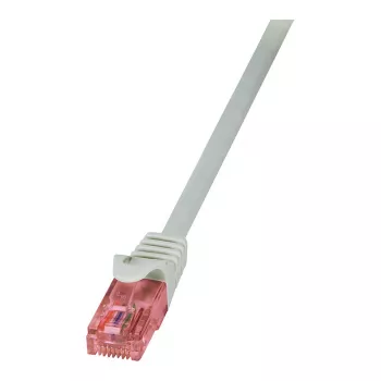 LogiLink Cat.6 U/UTP Patch Laidas, 0,25 m, Pilkas, PrimeLine