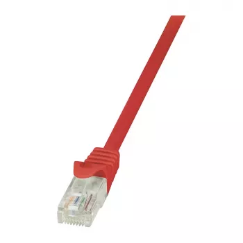 LogiLink Cat.6 U/UTP pataisos kabelis, RJ45, raudonas, 7.5 m, EconLine