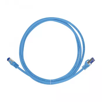 LogiLink Cat.6A S/FTP Ultraflex pataisos kabelis, GHMT sertifikuotas, mėlynas, 0,5 m