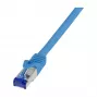 LOGILINK Cat.6A S/FTP Ultraflex pataisos kabelis, GHMT sertifikuotas, mėlynas, 5.0m