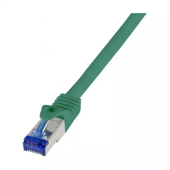 LogiLink Cat.6A S/FTP Ultraflex Patch Laidas, 0,25 m, žalias, GHMT sertifikuotas
