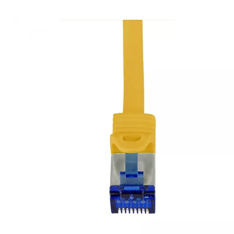 LogiLink Cat.6A S/FTP Ultraflex Patch Laidas, GHMT sertifikuotas, geltonas, 0,25 m