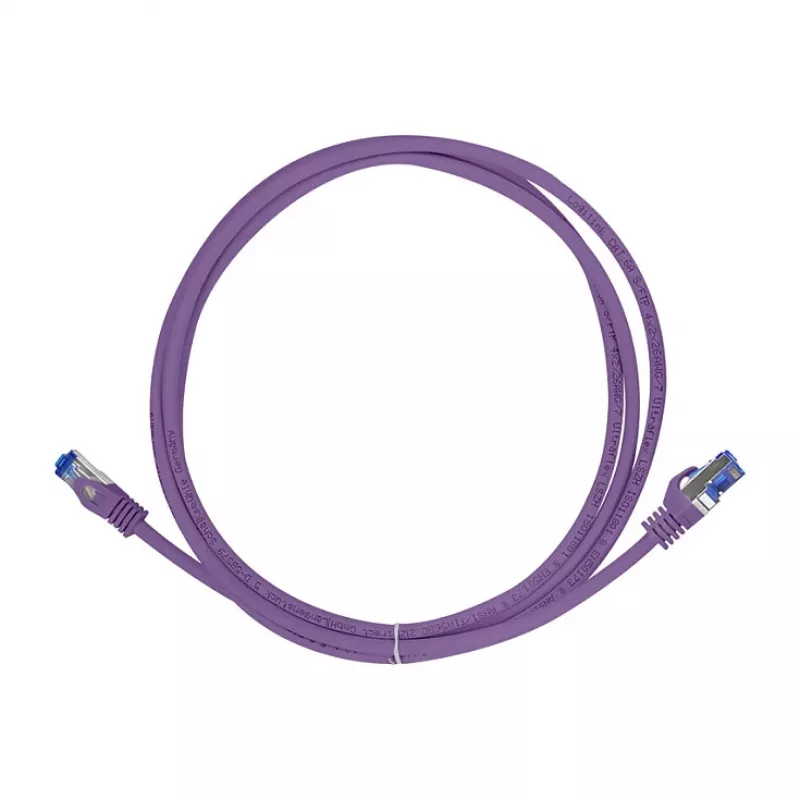LogiLink Cat.6A S/FTP Ultraflex Patch Laidas, Violetinis, 1,0 m, GHMT sertifikuotas