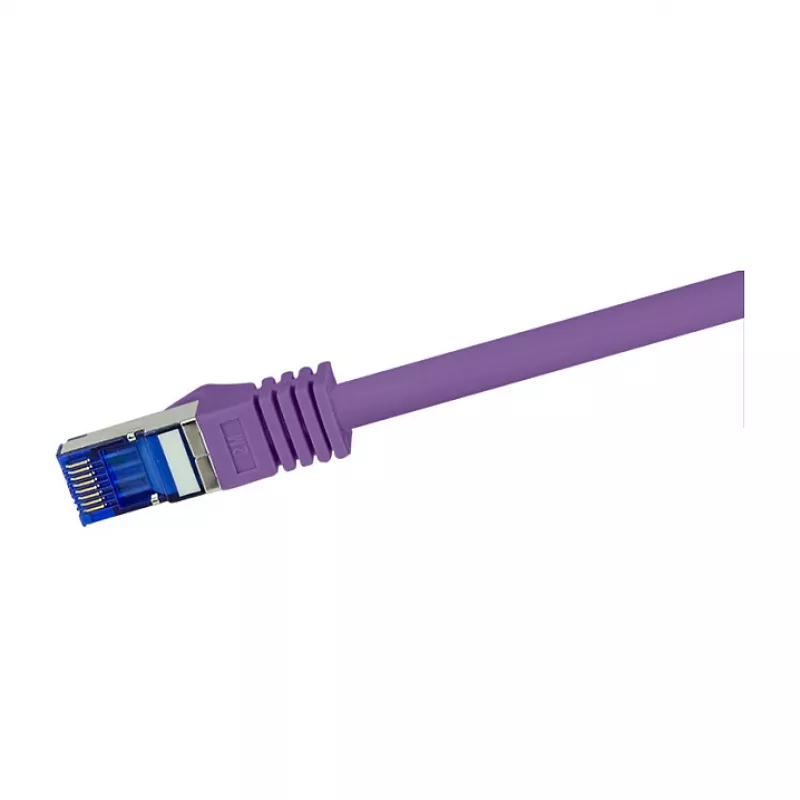 LogiLink Cat.6A S/FTP Ultraflex Patch Laidas, Violetinis, 1,0 m, GHMT sertifikuotas