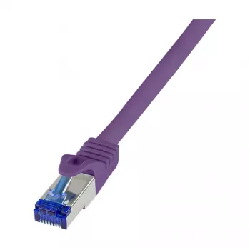LogiLink Cat.6A S/FTP Ultraflex Patch Laidas, Violetinis, 1,0 m, GHMT sertifikuotas