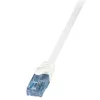 LogiLink Cat.6A U/UTP eterneto pataisos kabelis, RJ45, 0.25m, balta