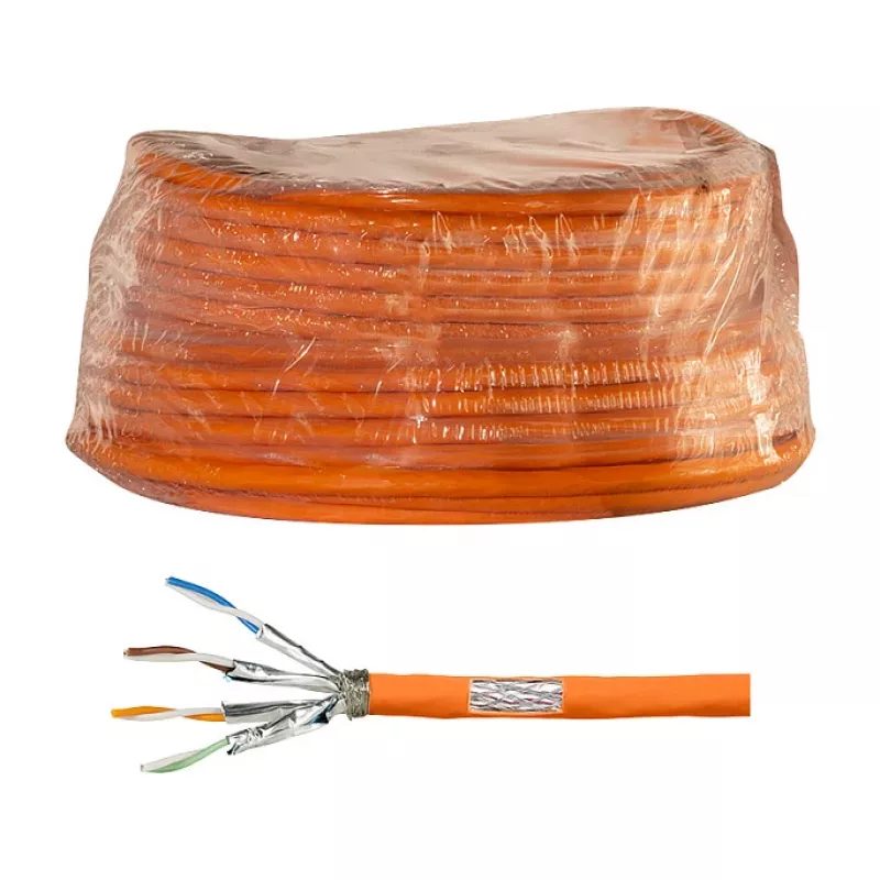 LogiLink Cat.7 1000 MHz montavimo kabelis 23 AWG S/FTP 50 m, oranžinis