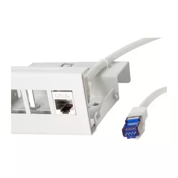 Logilink CC5052S Cat.6A S/FTP konsolidavimo taško jungiamasis kabelis 2m pilkas