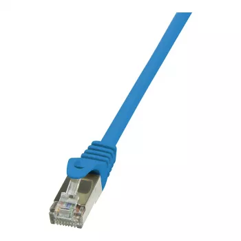 LogiLink CP1026S Cat 5e F/UTP RJ45 Patch Laidas, 0,5 m, Mėlynas, Snagless