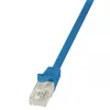 LogiLink CP1026U Cat 5e U/UTP jungiamasis laidas, 0,5 m, mėlynas, su apsauga nuo užkabinimo