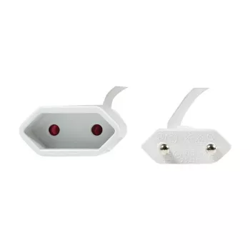 LogiLink CP125 ilginimo laidas, Europlug CEE 7/16 kištukas – lizdas, 1 m, baltas